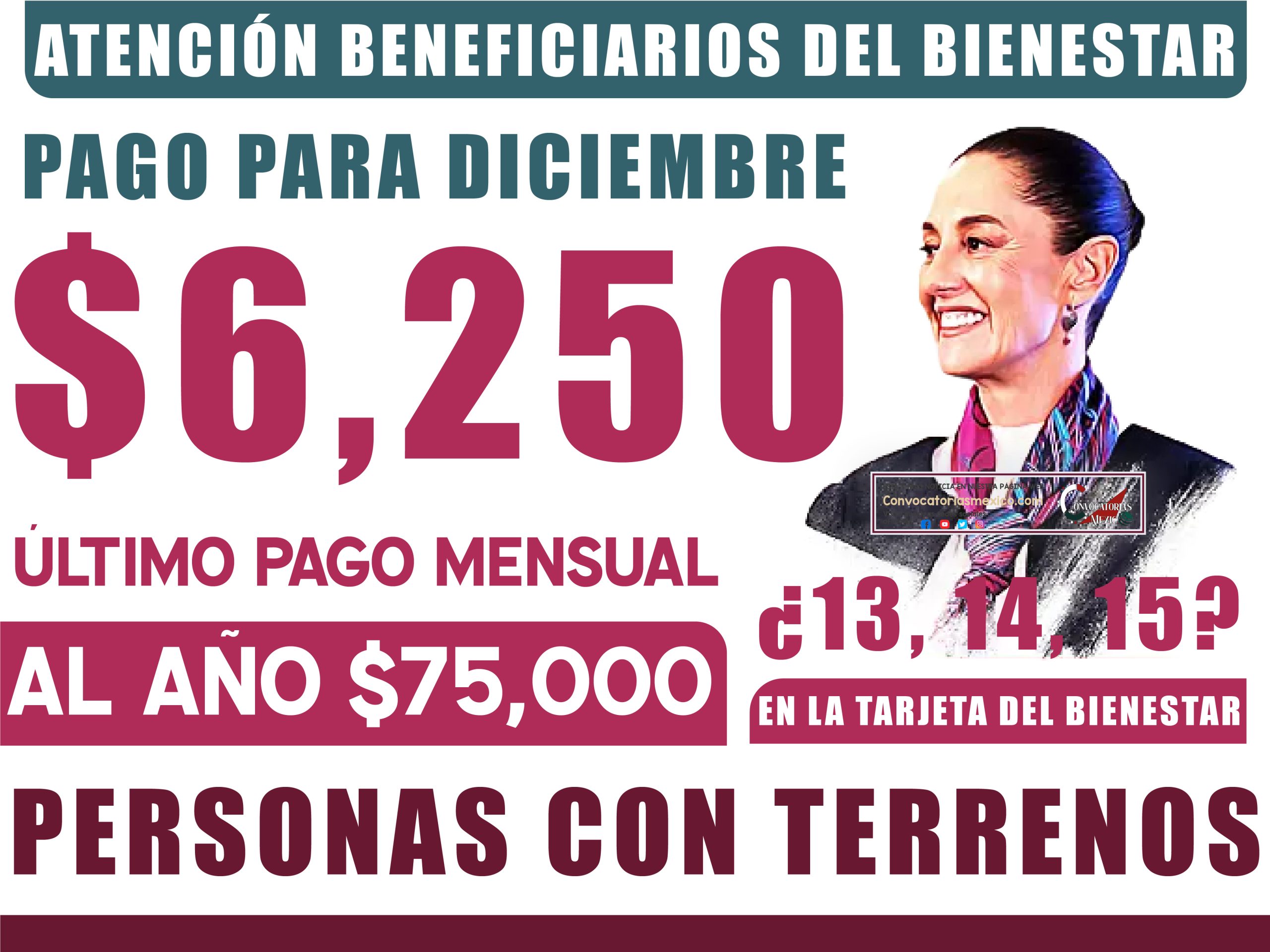 ¿Cuándo paga los $6,250 pesos el programa sembrando vida en diciembre?