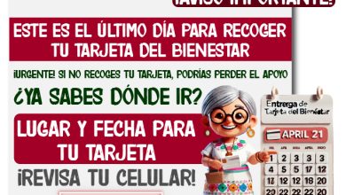 ¡Revisa tu celular! Este mensaje confirma que ya puedes recoger tu tarjeta