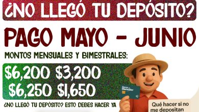 $6,200 - $3,200 - $6,250 - $1,650 ¿No llegó tu depósito? Pagos de los programas del Bienestar