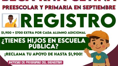 Preescolar y primaria $1,900 + $700 extra por cada alumno adicional Beca Rita Cetina