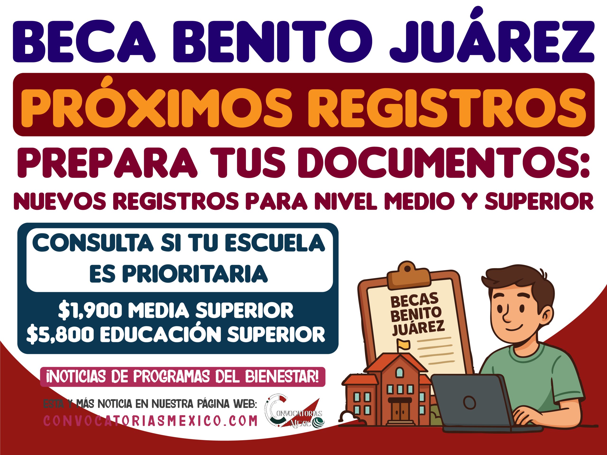 ¿Quieres registrarte a la Beca Benito Juárez? Prepara tus documentos y recibe hasta $5,800