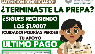 Si terminaste la prepa o bachillerato ¿Sigues recibiendo los $1,900 bimestrales de la Beca Benito Juárez?
