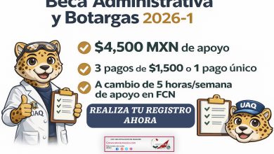UAQ-FCN lanza la Beca “Administrativa y Botargas” 2026-1: apoyo económico a cambio de horas de apoyo en facultad