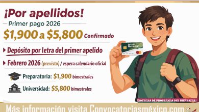 ¡Por apellidos! Primer pago de $1,900 a $5,800 pesos de la Beca Benito Juárez 2026