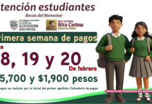 $5,700 y $1,900 pesos Primera semana de pagos de las Becas del Bienestar: calendario por apellidos