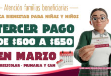 En marzo recibes de $650 a $600 pesos de la Beca Bienestar para Niñas y Niños 2026