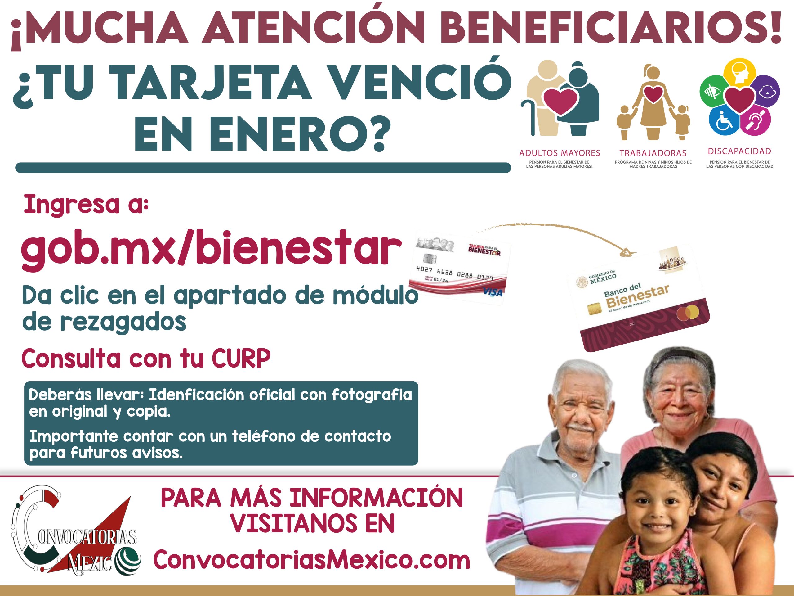 ¡Apresúrate! No pierdas tu pago ve por tu Tarjeta del Bienestar antes de esta fecha: Pensión Bienestar