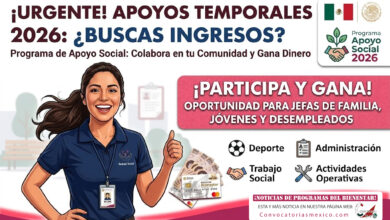 ¡Apoyo temporal! Para Jefas de Familia, Jóvenes y desempleados: Programa de Apoyo Social 2026
