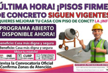 Pisos Firmes para el Mejoramiento de la Vivienda: sigue visible apoyo para piso de concreto
