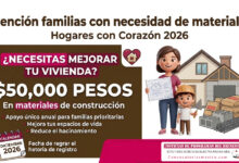 Hogares con Corazón 2026: apoyo de hasta $50 mil en materiales para mejorar tu vivienda