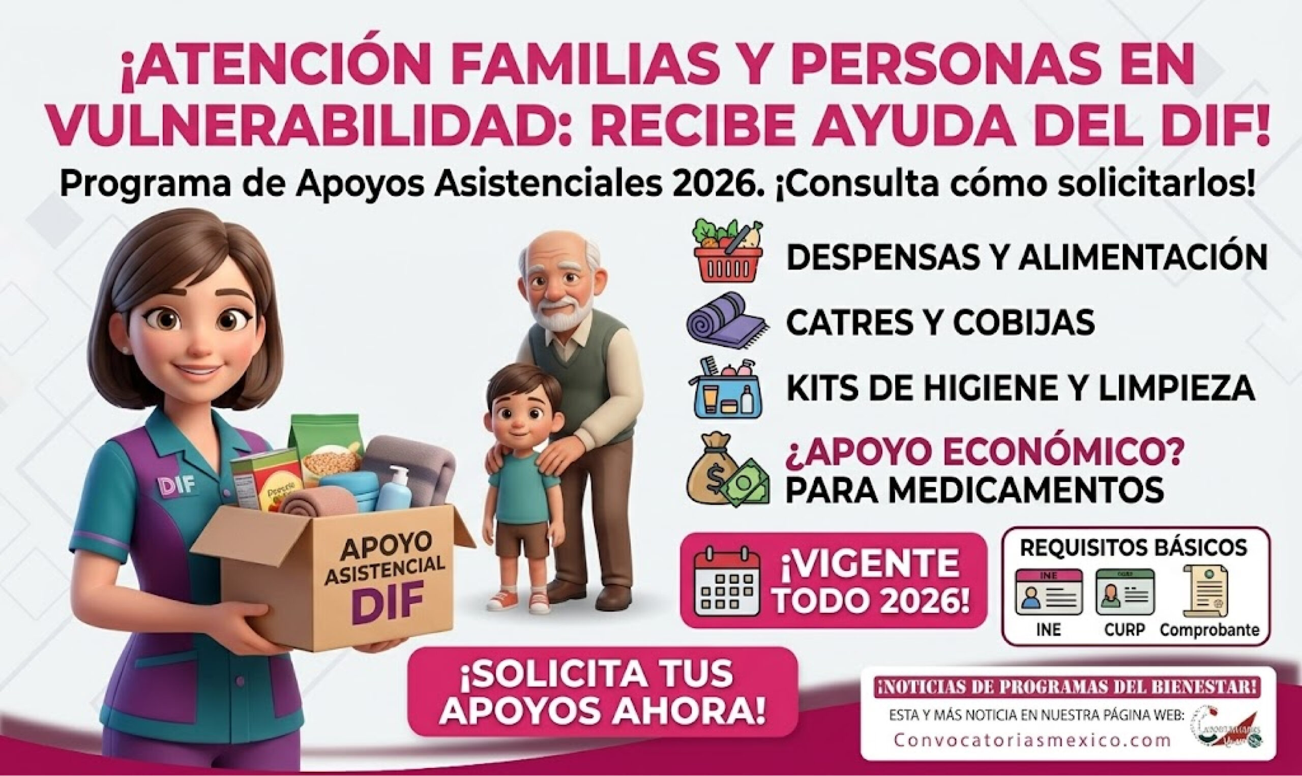 Jalisco: DIF ofrece apoyos asistenciales a personas en situación prioritaria