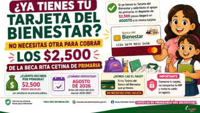 ¿Ya tienes tu Tarjeta del Bienestar? No necesitas otra para cobrar los $2,500 de la Beca Rita Cetina de primaria