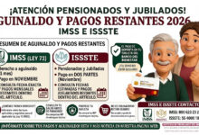 Pago de aguinaldo para adultos mayores pensionados y jubilados del IMSS e ISSSTE 2026: fechas y pagos restantes