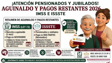 Pago de aguinaldo para adultos mayores pensionados y jubilados del IMSS e ISSSTE 2026: fechas y pagos restantes