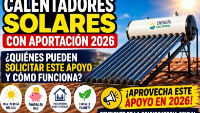 Calentadores Solares con Aportación 2026: ¿Quiénes pueden solicitar este apoyo y cómo funciona?