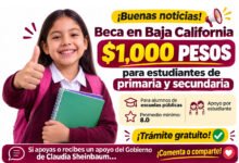 Beca de $1,000 en Baja California para estudiantes de primaria y secundaria: requisitos y cómo solicitarla