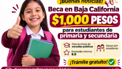 Beca de $1,000 en Baja California para estudiantes de primaria y secundaria: requisitos y cómo solicitarla