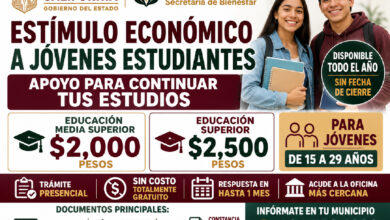 Estímulo Económico a Jóvenes Estudiantes 2026 en Baja California: apoyo de $2,000 y $2,500 pesos disponible todo el año