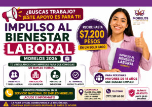 ¿Cuándo depositan el PAGO de septiembre por 2,400 pesos? Salario Rosa 2023-2024 13 Impulso al Bienestar Laboral en Morelos: conoce el apoyo de hasta $7,200 para personas que buscan empleo