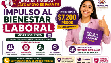 Impulso al Bienestar Laboral en Morelos: conoce el apoyo de hasta $7,200 para personas que buscan empleo