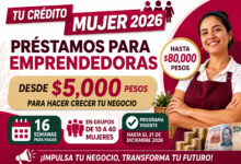 Tu Crédito Mujer 2026: préstamos desde 5 mil pesos para emprendedoras de Puebla siguen disponibles