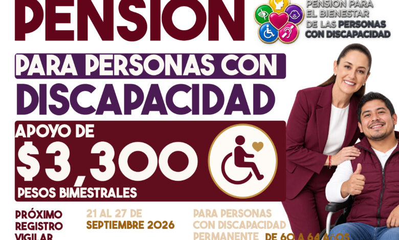 Pensión para Personas con Discapacidad 2026: ¿cuándo será el próximo registro? Esta es la fecha más probable