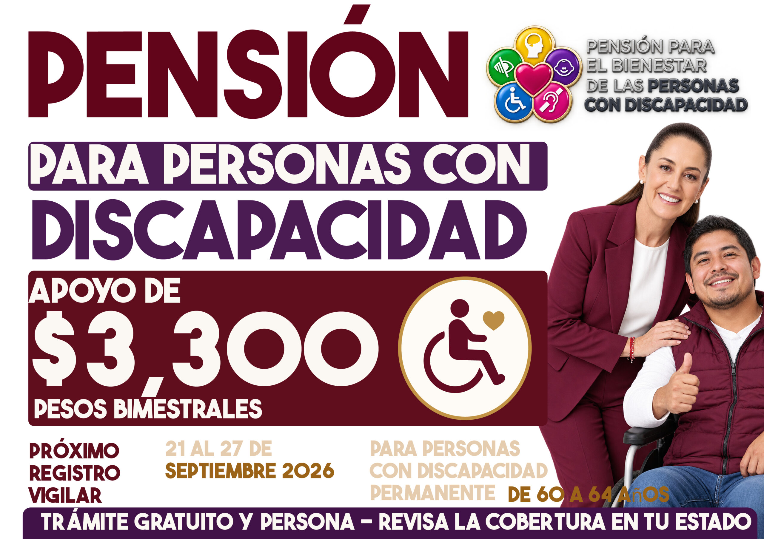 Pensión para Personas con Discapacidad 2026: ¿cuándo será el próximo registro? Esta es la fecha más probable