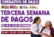 Tercera semana de pagos Bienestar septiembre 2026: letras que cobran del 14 al 18 de septiembre