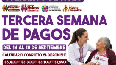 Tercera semana de pagos Bienestar septiembre 2026: letras que cobran del 14 al 18 de septiembre