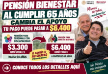 Pensión para Personas con Discapacidad: al cumplir 65 años cambia el apoyo y el pago puede pasar a $6,400