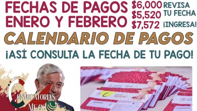 Fechas de pagos programas del bienestar: Calendario de pagos ¡Enero y Febrero!