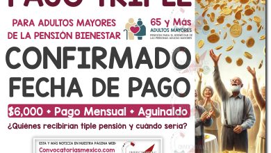 ¡PAGO TRIPLE! Pago bimestral + Pago Mensual + Aguinaldo Confirmado para la Pensión Bienestar 2024