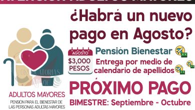 ¿Habrá pago de la pensión en agosto de la Pensión Bienestar 2024?