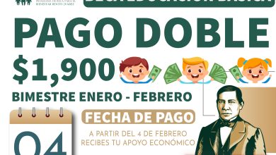 PAGO DOBLE $1,900 PESOS De la Beca Benito Juárez 2025 - Por apellidos