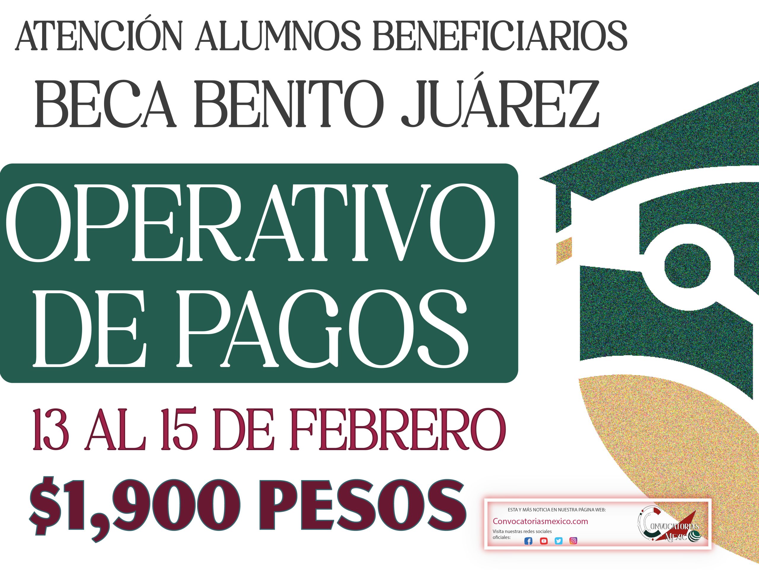 ¿Quiénes cobran la Beca Benito Juárez del 13 al 15 de febrero?