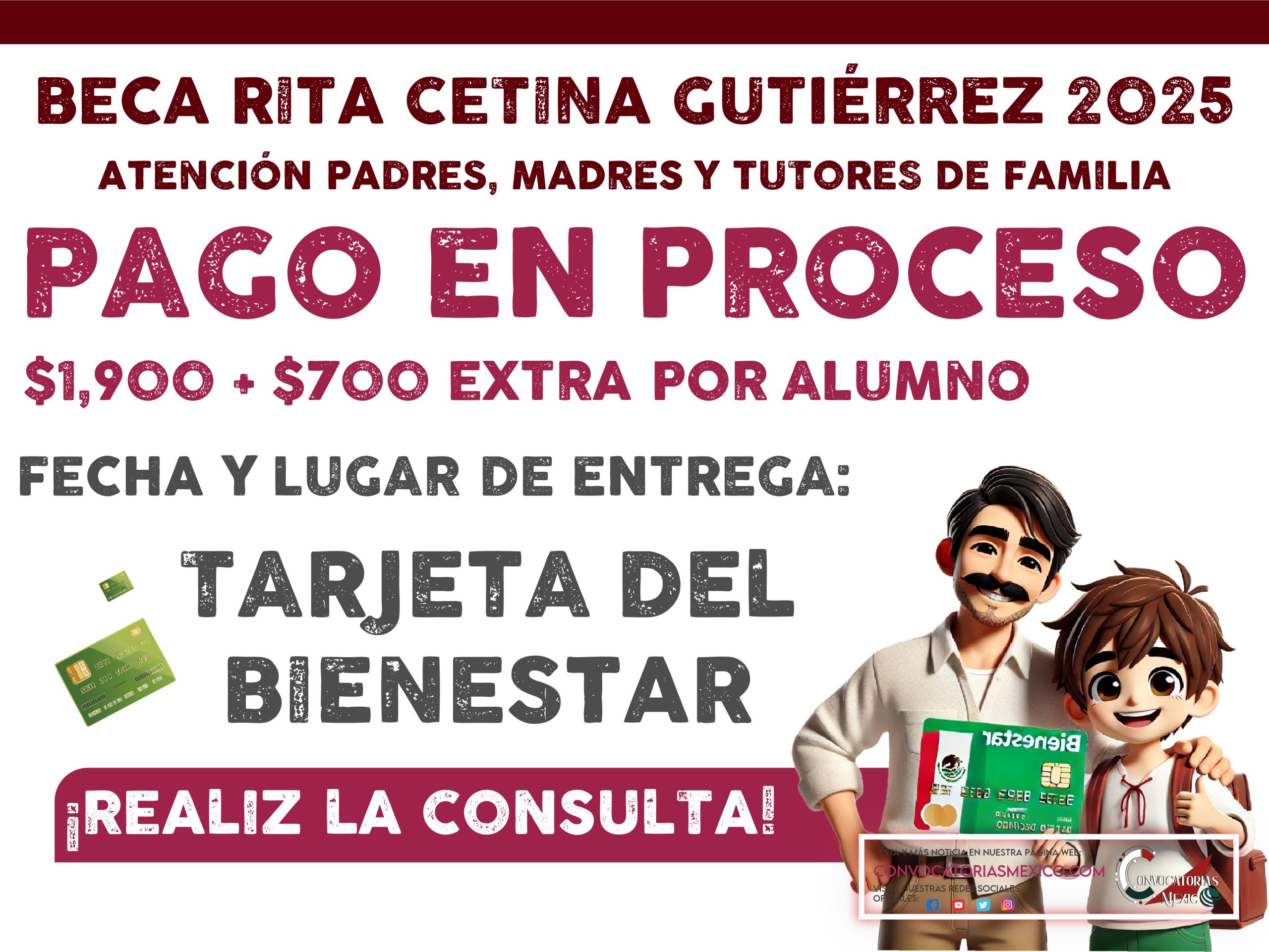 Importante mensaje de la Beca Rita Cetina a los padres de los beneficiarios.