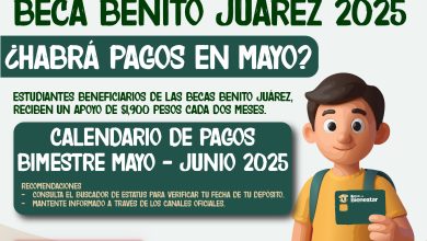 ¿Habrá pagos de la Beca Benito Juárez durante el mes de mayo?