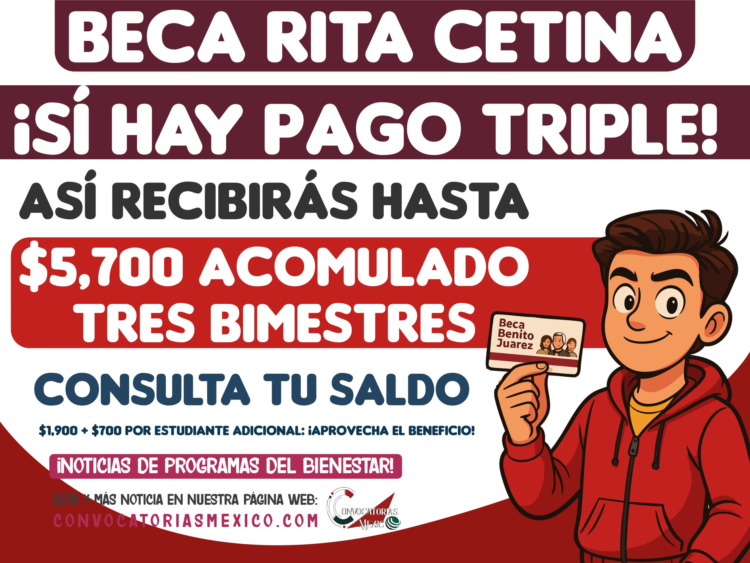 En Junio ¡Sí hay pago triple! Así recibirás hasta $5,700 por Rita Cetina Gutiérrez 2025