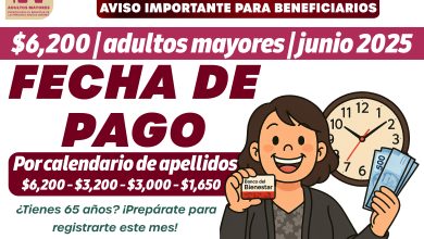 ¡Sí hubo pago en junio! Revisa si ya tienes tus $6,200 de la Pensión Bienestar 2025
