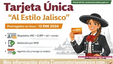 Tarjeta Única prerregistro a partir del 12 de enero del 2026 - Al Estilo Jalisco