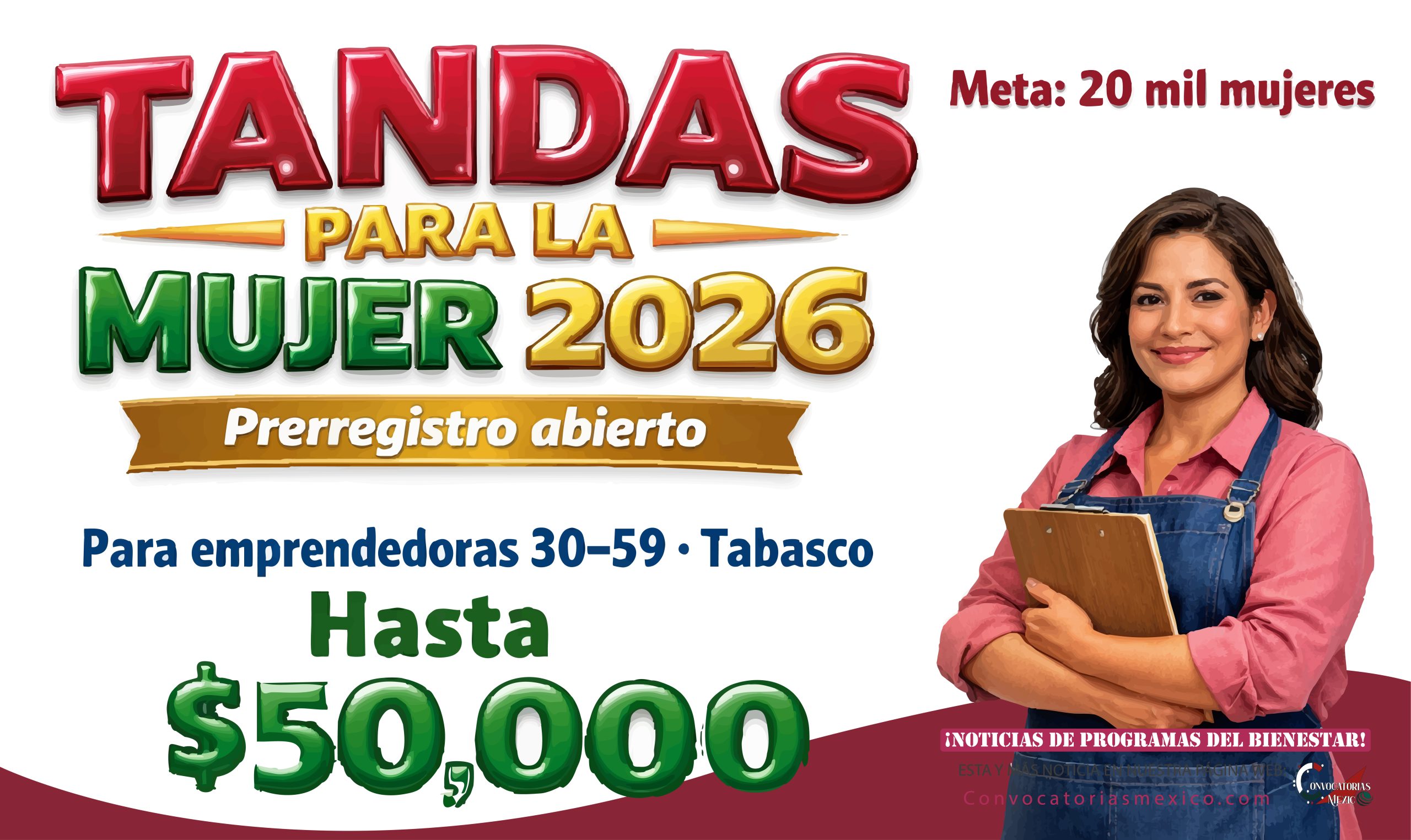Tandas para la Mujer Si eres una mujer emprendedora y tienes entre 30 y 59 años