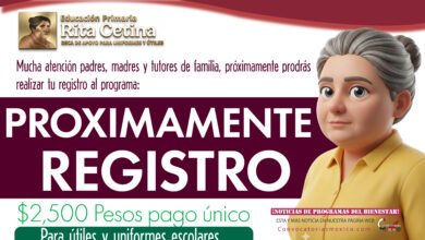 Beca Universal “Rita Cetina”: abre registro en línea para primaria y el apoyo será para útiles y uniformes