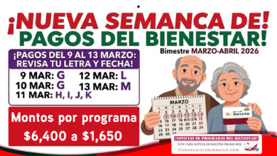 Nueva semana de pagos Bienestar del bimestre marzo abril 2026: montos y fechas exactas