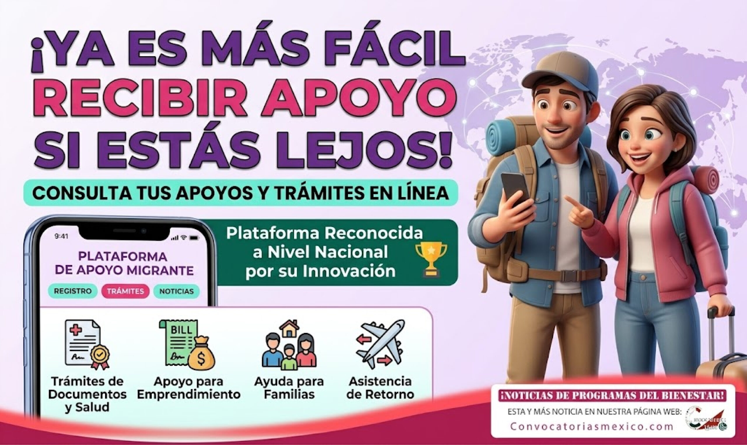 ¡Apoyos económicos para Migrantes! Recibe el apoyo si estas lejos de casa