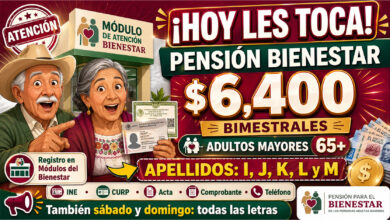 ¡Te toca! N, Ñ, O, P, Q, R ¿Qué adultos mayores se registran en la primera semana de la Pensión Bienestar?