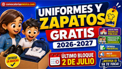 Uniformes y Zapatos Escolares Gratuitos Sonora 2026-2027: último bloque reportado será el 2 de julio