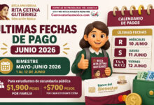 Últimas fechas de pago de la Beca Rita Cetina Gutiérrez en junio 2026