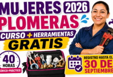 Mujeres Plomeras 2026: capacitación y herramientas gratuitas en el Estado de México