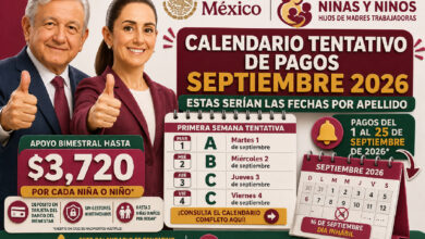 Calendario tentativo de pagos para Madres Trabajadoras en septiembre de 2026: estas serían las fechas por apellido