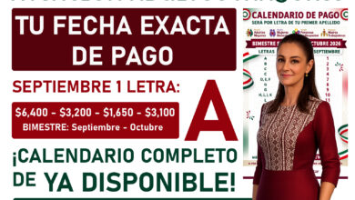 ¡TU FECHA DE PAGO! A partir del 1 de septiembre la letra A de la Pensión Bienestar 2026